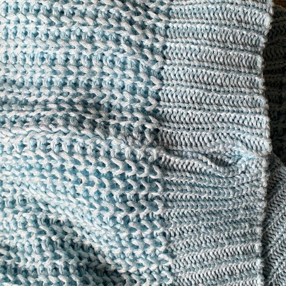 Sweater, Italy M, blue sky. 50% Cotton, 50% Acrylic. - Picture 15 of 16